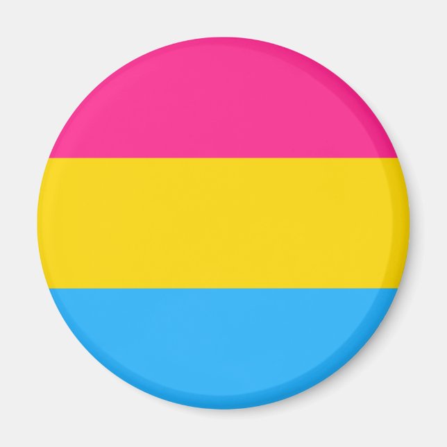 Pansexual Flag Magnet (Vorne)