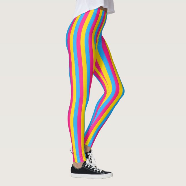 Pansexual Flag & Pride Community / Geschlechterfla Leggings (Rechts)