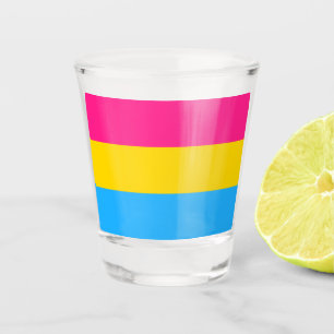 Pansexual Flag & Pride Community/Geschlechterflagg Schnapsglas