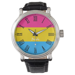 Pansexual Flag & Pride Watch Armbanduhr
