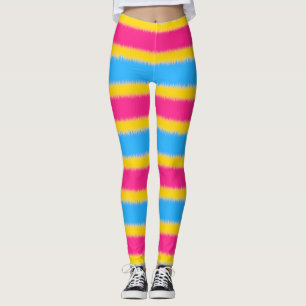 Pansexual Flag-Schmalband-Leggings Leggings