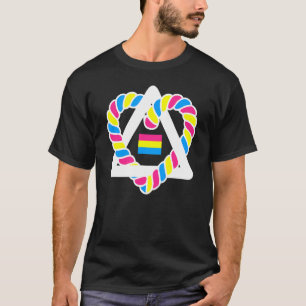 Pansexual Flag Triangle Herz LGBT Pan Prix T-Shirt