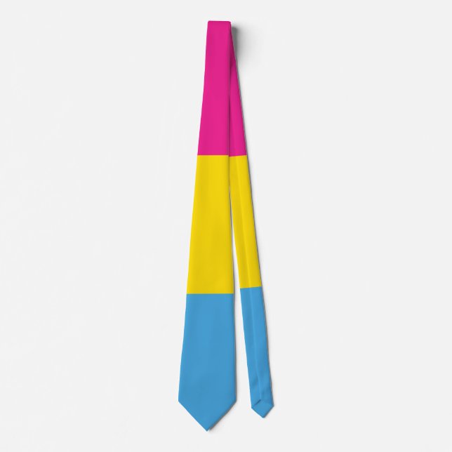 Pansexual Flaggen-Krawatte Krawatte (Vorderseite)