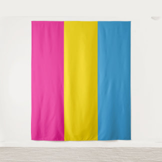 Pansexual Flaggen-Wand-Tapisserie (Extragroße) Wandteppich