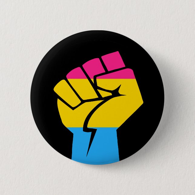 Pansexual Power Button (Vorderseite)