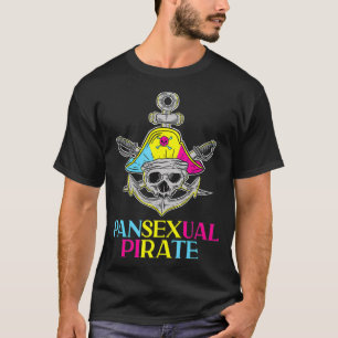 Pansexual Priate LGBTQ Monatsblende Farbe T-Shirt