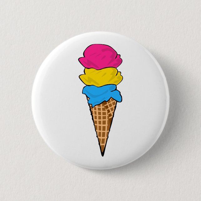 Pansexual Price Cream Button (Vorderseite)