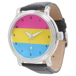 Pansexual Pride Armbanduhr