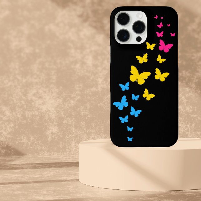 Pansexual Pride Butterfly Trail iPhone 16 Pro Max Hülle (Von Creator hochgeladen)