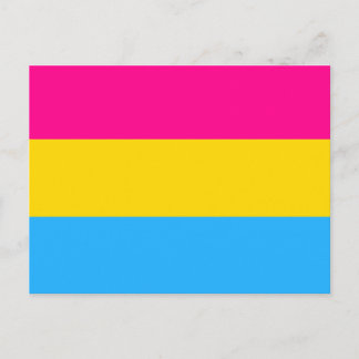 "PANSEXUAL PRIDE FLAG" POSTKARTE