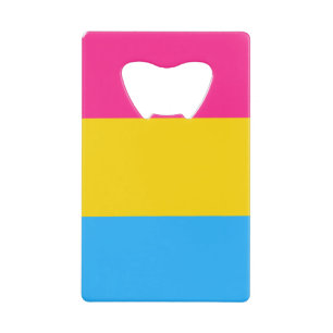 Pansexual Pride Geldbeutel Flaschenöffner