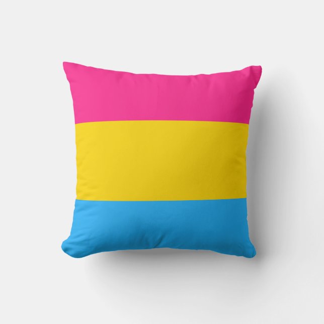 Pansexual Pride Kissen (Vorderseite)