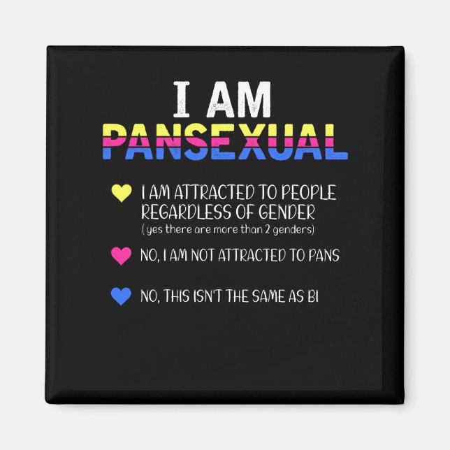 Pansexual Pride LGBT Gleiche Rechte Magnet (Vorne)