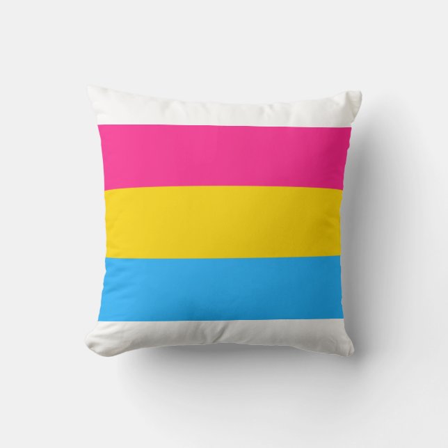 Pansexual Pride (Pan Flag) Kissen (Vorderseite)