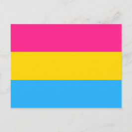 Pansexual Pride (Pan Flag) Postkarte