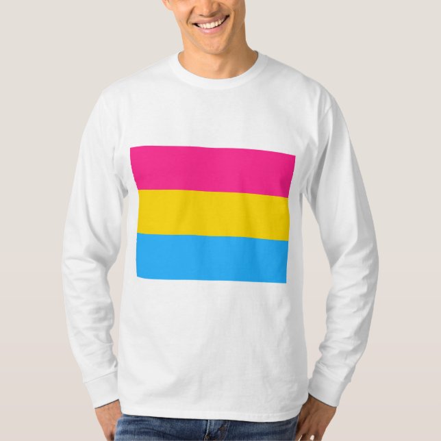 Pansexual Pride (Pan Flag) T-Shirt (Vorderseite)