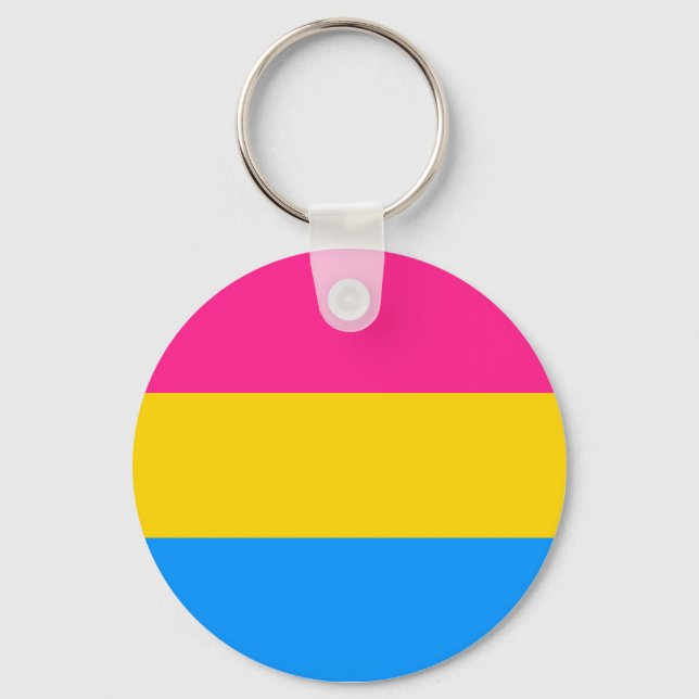 Pansexual Pride Schlüsselanhänger (Vorderseite)