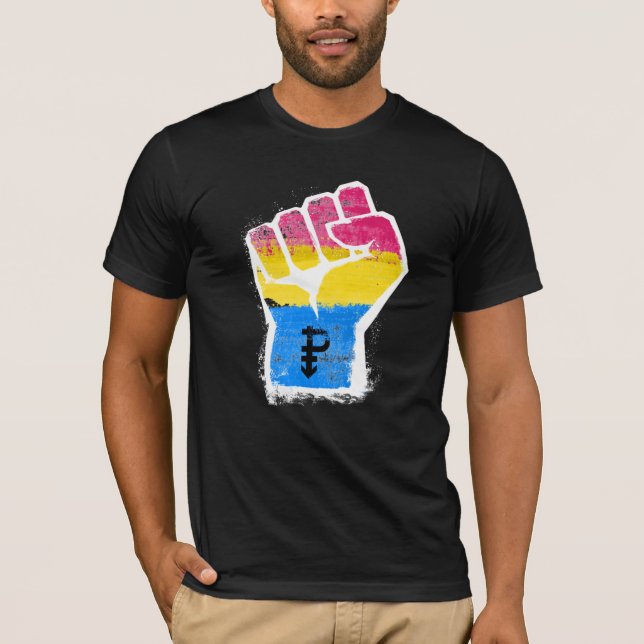 Pansexual Pride T - Shirt (Vorderseite)