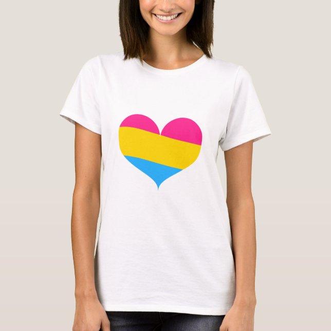 Pansexual Pride T-Shirt (Vorderseite)