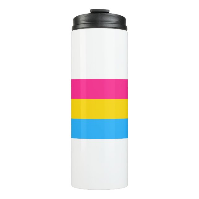 Pansexual Pride Thermosbecher (Vorderseite)