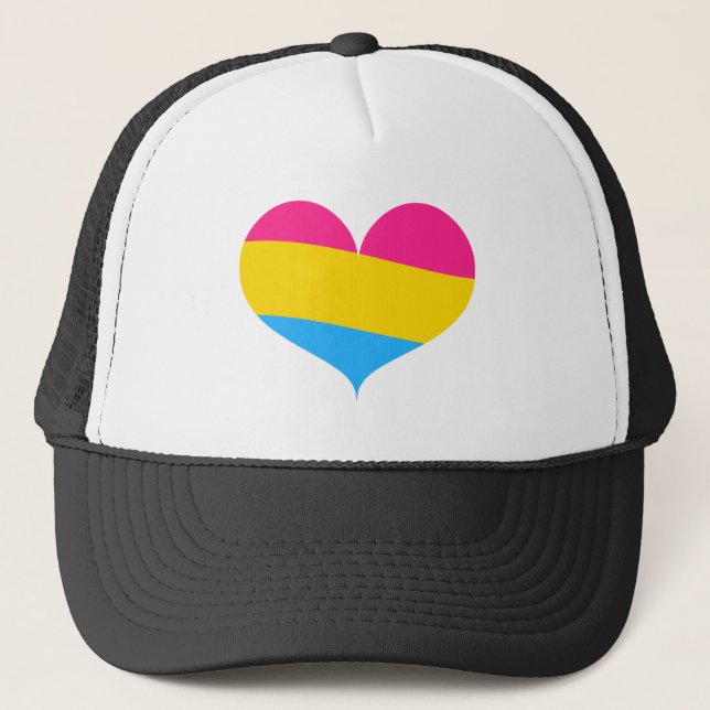 Pansexual Pride Truckerkappe (Vorderseite)