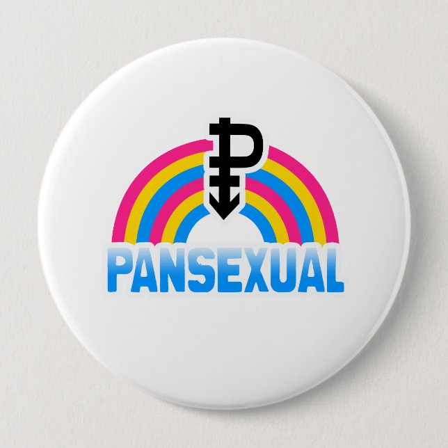 PANSEXUAL REGENBOGEN-FLAGGE BUTTON (Vorderseite)