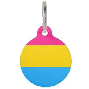 Pansexual-Stolperflagge Haustiermarke