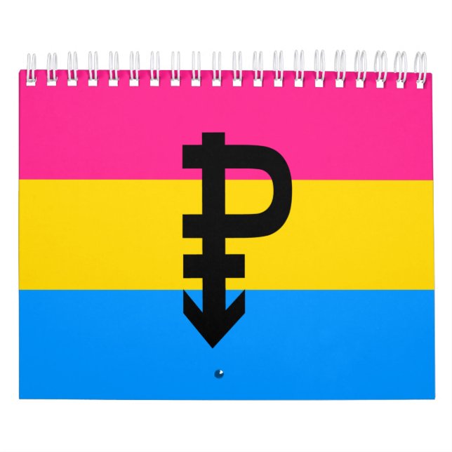 Pansexual-Stolperflagge Kalender (Titelbild)