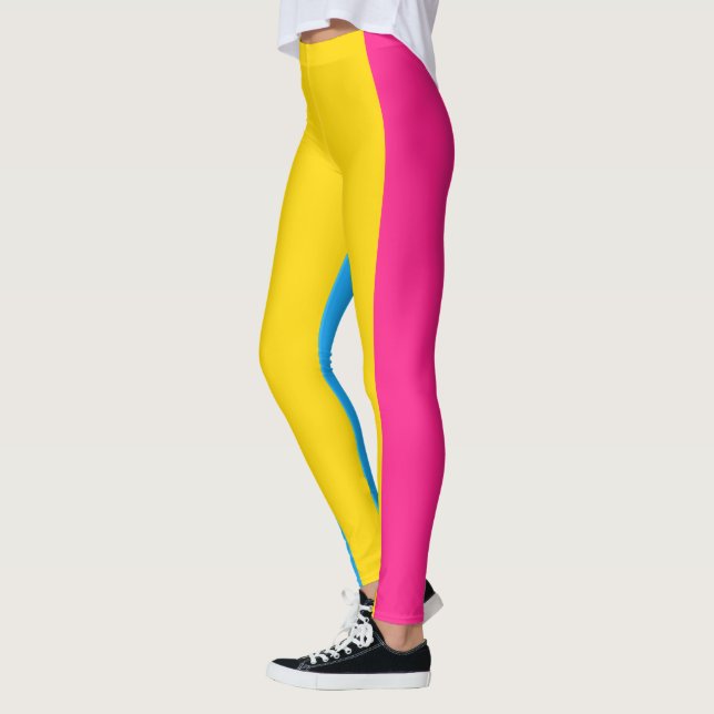 Pansexual-Stolperflagge Leggings (Links)
