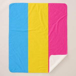 Pansexual-Stolperflagge Sherpadecke