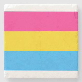 Pansexual-Stolperflagge Steinuntersetzer