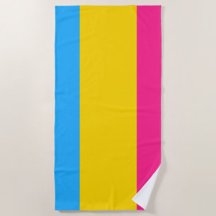 Pansexual-Stolperflagge Strandtuch