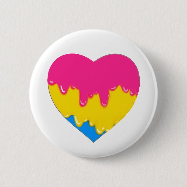 pansexual Stolz Button (Vorderseite)