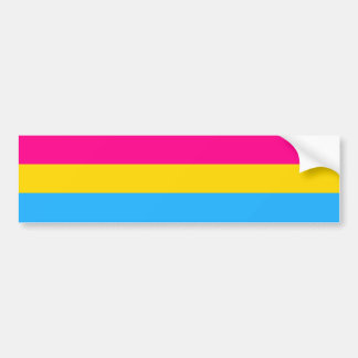 "PANSEXUAL STOLZ-FLAGGE " AUTOAUFKLEBER