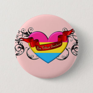 Pansexual Stolz: Liebe ohne Grenzen Button
