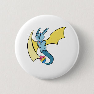 Pansexual Stolz-Schläger-Drache Button