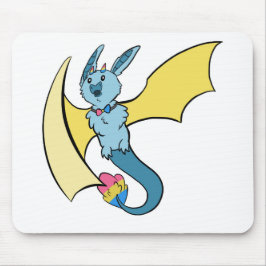 Pansexual Stolz-Schläger-Drache Mousepad