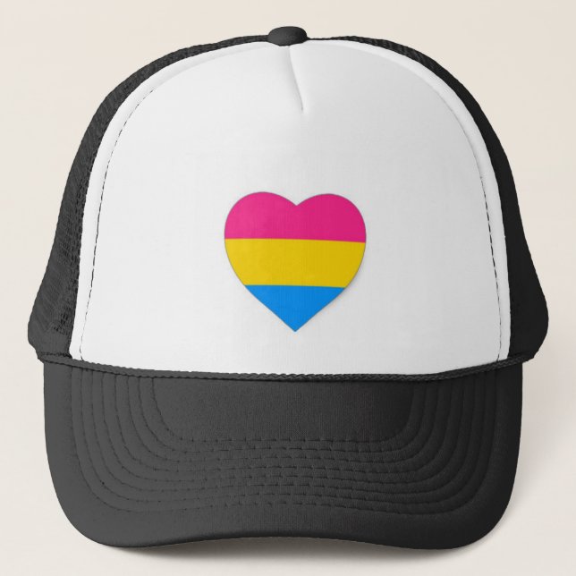 Pansexual Stolzhut Truckerkappe (Vorderseite)