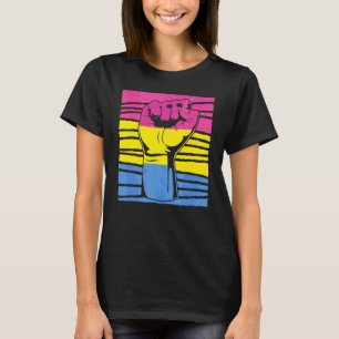 Pansexualität Pride Fist Pan Equality Pansexual Fl T-Shirt