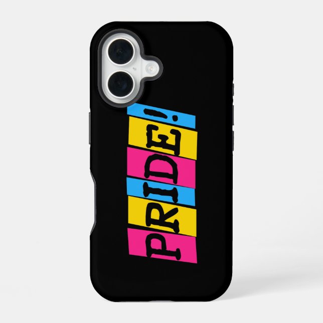 Pansexualität Pride Text Gelegentlich iPhone Fall 16 Hülle (Rückseite)