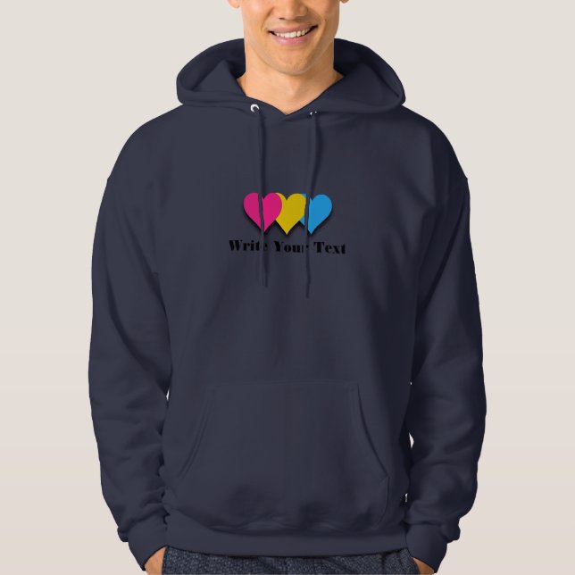 Pansexualität stolz Hoodie (Vorderseite)