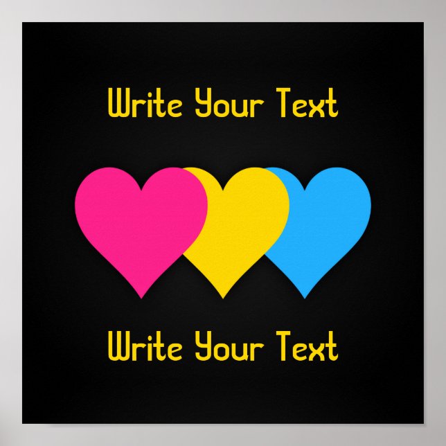 Pansexualität stolz Poster (Vorne)