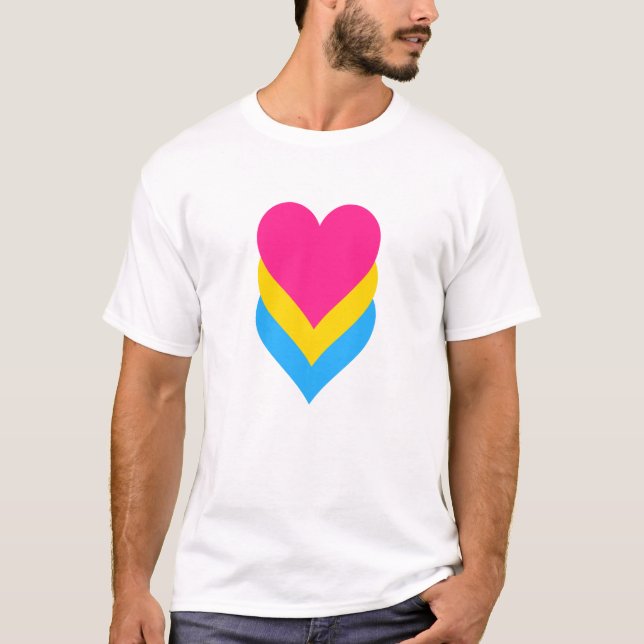 Pansexualität stolz T - Shirt (Vorderseite)