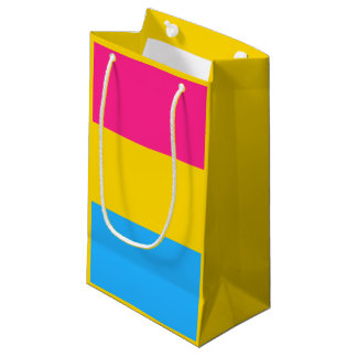 Pansexuelle Flagge kleine Geschenktasche Geschenktüte