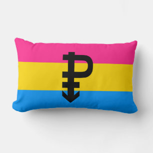 Pansexuelle Pride-Flagge Lendenkissen