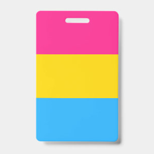 Pansexuelle Pride-Flagge LGBTQ Ausweis
