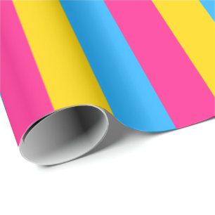 Pansexuelle Pride-Flagge Vertikal Geschenkpapier