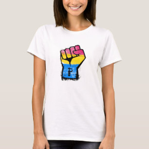 Pansexuelle Protestfaust T-Shirt