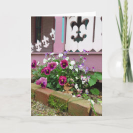 Pansies et Fleur-de-lis - Carte Vignoble Martha