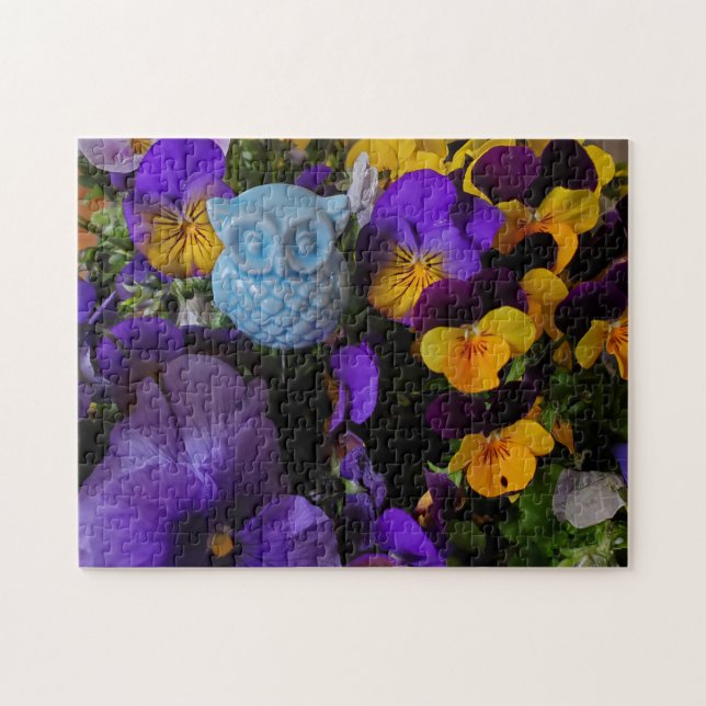 Pansies et puzzle (Horizontal)